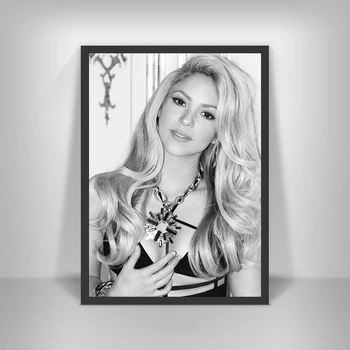 Shakira Poster Latin Rock Alternativ Cântăreață De Sex Feminin De Perete De Arta, Printuri Panza Pictura Imagini Pentru Decor Camera Pentru Fete