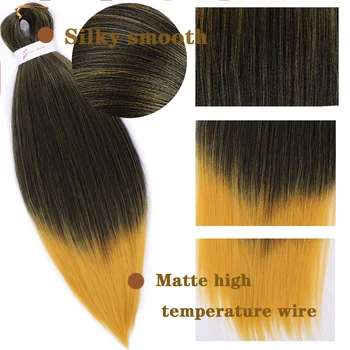 SHANGKE 26 Inch Sinteza Împletirea Părului en-Gros Ombre mai Multe culori de amestecare Impletituri de Par Jumbo Par Sintetic cozi