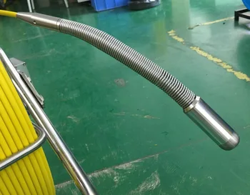 Shenzhen Vicam canalizare camere 29mm impermeabil la nivel de sine împinge tija de echipamente de control cu 60m 7mm cablu rigid și contor contor
