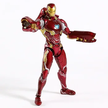SHF Avengers Finalul jocului Iron Man MK50 Nano Arme Set 2 folii PVC figurina de Colectie Model de Jucărie
