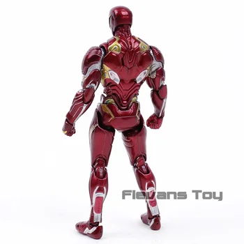 SHF Avengers Infinity War Iron Man MK 50 & Tamashi Etapă PVC+Metal figurina de Colectie Model de Jucărie