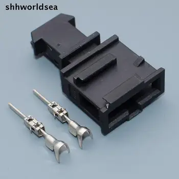 Shhworldsea 5/30/100sets 2p sex masculin pentru VW lampa plăcuței de înmatriculare conector portiera 3B0 972 712 Mașină de lumina-inspecție Plug 3B0972712