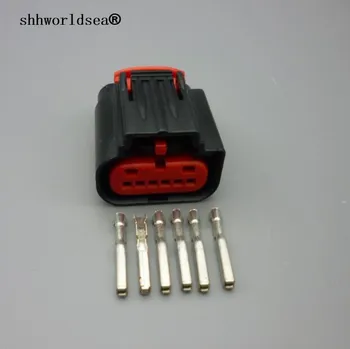 Shhworldsea 6 Pin 6P auto auto Accelerator Pedal Senzorului de Poziție a Clapetei de accelerație Pedala de Automobile Conector plug-in Pentru FORD 1438153-5
