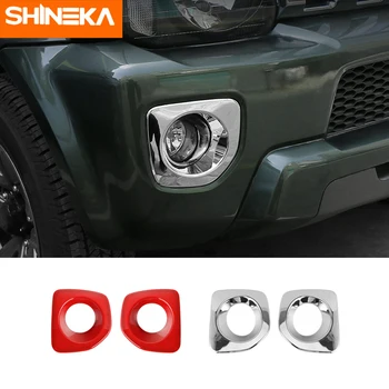 SHINEKA Car Styling ABS lămpii de Ceață Față Lampă de Decorare a Acoperi Trim Cadru Autocolant Fit Pentru Suzuki Jimny 2012+ Accesorii Auto