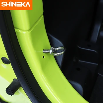 SHINEKA Interior Laminat Rotund Gaură Șurub Capac Decorativ pentru Suzuki Jimny 2019+ din Oțel Inoxidabil pentru Suzuki Jimny Styling Auto