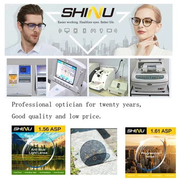 SHINU Multifocală Progresivă Ochelari de Citit Bărbați Femei Miopie Hipermetropie Ochelari Ebook Reader baza de Prescriptie medicala personalizate RX lentile