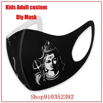 Shiva-Hindu lavabile refolosibile masca pentru adulti Nu pentru anti-virus Bumbac Confrunta cu Gura Masca mascarillas con filtro estampadas