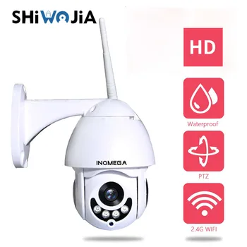 SHIWOJIA 1080P 1080P HD PTZ Camera IP Wireless Wifi H. 265X de Exterior Speed Dome de Securitate CCTV aparat de Fotografiat Impermeabil Supraveghere