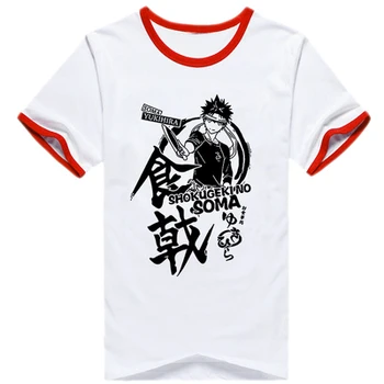 Shokugeki no Soma T-Shirt cu Maneci Scurte Yukihira souma tricouri Cosplay Tricou Anime Topuri Tricouri