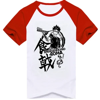 Shokugeki no Soma T-Shirt cu Maneci Scurte Yukihira souma tricouri Cosplay Tricou Anime Topuri Tricouri