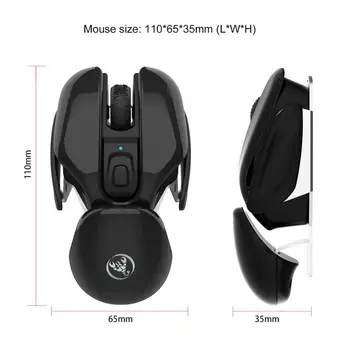 Silent mouse-ul 2.4 G mouse wireless reîncărcabilă office acasă mouse de gaming 1600dpi reglabil