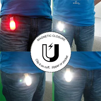 Silicon Clip Pe Haine Lampa Handsfree LED Lanterna Magnetica Pentru Reparații Auto pentru noaptea de activitate camping echitatie nou A30