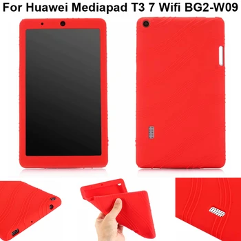 Silicon Cover Pentru Huawei Mediapad T3 7 Wifi BG2-W09 Protector Piele Caz T3 7.0