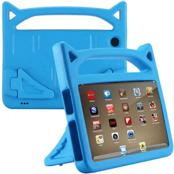 Silicon de Caz Pentru Amazon Kindle fire HD 8 2019 8 Gen tableta caz Pentru Amazon Kindle Copii de Siguranță, Mâner din Cauciuc EVA Stand Caz#g4