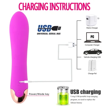 Silicon Medical de Încărcare USB Vibrator sex Feminin Clitoris Penis artificial 360° rotație G-Spot Vibratoare Jucarii Sexuale Pentru Femei Șoc Produse pentru Sex