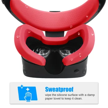 Silicon moale Capacul Respirabil Pad din Față și din Spate Spuma Protector Perna Pentru Oculus Rift S VR Căști Accesorii