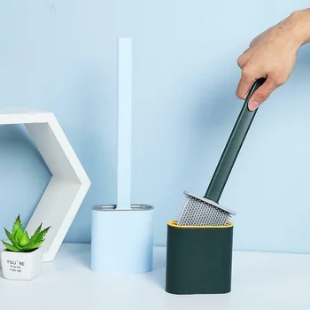 Silicon Toaletă Suport Perie WC Perie de Curățare cu Uscare Rapidă de uz Casnic de Curățare Podea Perie Hotelul Home Accesorii Baie