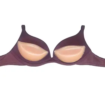 Silicon Triunghi Bikini De Costume De Baie Sutien Introduce Tampoane De Push-Up Breast Enhancer Lenjerie De Corp Demontabil Invisable Femei Sutiene