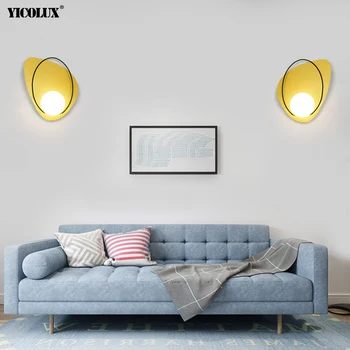 Simplu Stil Nou Modern cu LED-uri Lămpi de Perete Reglaj Lumini Pentru Studiu Living Room Noptiera Dormitor Culoar Acasă Luminarie de Iluminat Interior