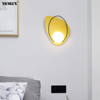 Simplu Stil Nou Modern cu LED-uri Lămpi de Perete Reglaj Lumini Pentru Studiu Living Room Noptiera Dormitor Culoar Acasă Luminarie de Iluminat Interior