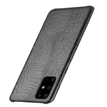 Simplu Subțire din Piele de Crocodil Capacul din Spate pentru Samsung Galaxy S20 Ultra S10 Plus A21 A01 A51 A71 A81 A91 Anti-knock Telefon Sac de Cazuri