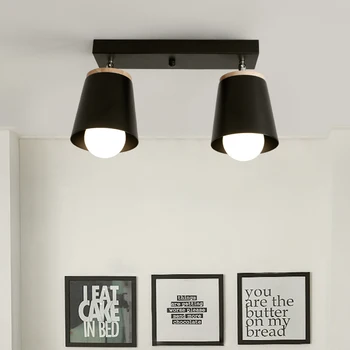 Simplu și modern lampă de tavan reglare direcție creativă dormitor cu LED-uri lumini coridor birou de studiu personalitate Nordic light
