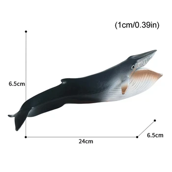 Simulare de Viață Mare Balena Model Realist de Animale Ocean Figura de Educație pentru Copii Jucărie BX0D