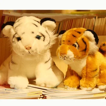 Simulate Tigru Animal Copilul Păpuși, Jucării de Pluș 15cm de Înaltă Calitate PP Bumbac Buzunar Copii Jucării de Pluș Trimite Copii Cadou