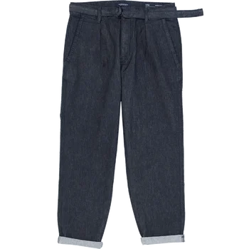 SIMWOOD 2020 Toamna Iarna Nou Glezna-lungime Blugi Largi Pantaloni din Denim Bărbați Plus Dimensiune Hip Hop Streetwear Brand de Îmbrăcăminte SJ200931