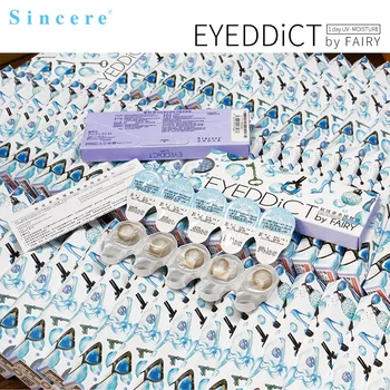 Sincer viziune de Brand EYEDDICT Eyecolored lentile de contact 0-900 dioptrii pentru ochii Utilizatorului selectați de zi cu Zi arunca 10lenses/5pair