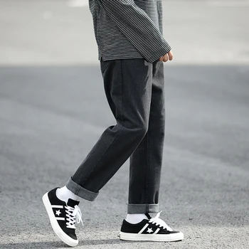SingleRoad Mens Blugi Barbati 2020 Supradimensionate Largi Picior Stil Coreean Pantaloni Din Denim Japonez Harajuku Streetwear Blugi De Moda Pentru Bărbați