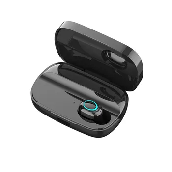 Singur Sport Căști fără Fir Mini set cu Cască Bluetooth Căști Căști Stereo cu 3500mAh Capacitate Mare de Încărcare Caz
