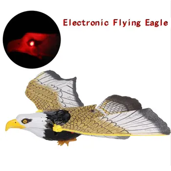Situându Pasăre Electronic Model Vultur care Zboară Sling cu LED Sunet Jucărie pentru Copii Cadou Electric de 360 de grade vultur care zboară