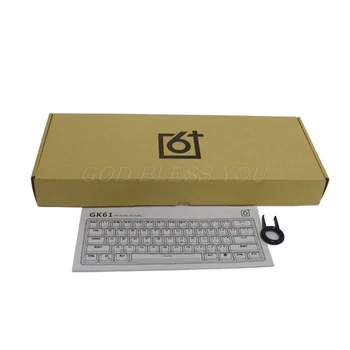 SK61 61-Cheie Tastatură Mecanică cu Fir USB LED Backlit Axa de Jocuri Mecanice de la Tastatură Pentru Desktop Picătură de Transport maritim