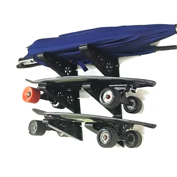 Skateboard Rafturi de Depozitare pe Perete Suport de Montare Cârlige Cuier interior Show Standuri a se Potrivi Toate Dimensiunile Skateboard Longboard Stick de Hochei