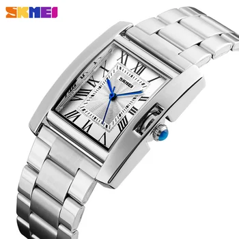SKMEI Brand Cuarț Ceas pentru Bărbați Impermeabile Femei Ceas Plin de Oțel Doamnelor Moda Femei Ceasuri relogio feminino reloj 1284