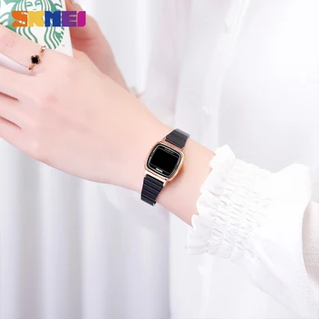 SKMEI Brand de Top de sex Feminin Fete Impermeabil Ceas de mana pentru Femei de Moda LED Ceas Digital Montre Femme 1543 Ceas Doamnelor Ceasuri