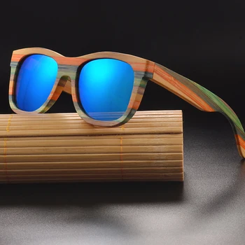 SKYDOVE ochelari de Soare din Lemn Femei doamnelor Lemn Ochelari de Bambus Epocă Polarizate Bambus ochelari de Soare Pentru Barbati oculos de sol feminino