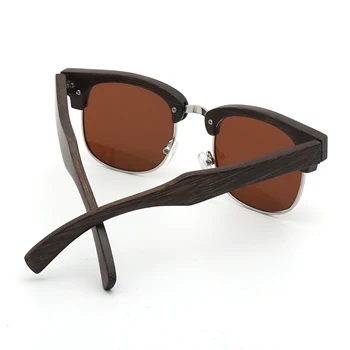 SKYDOVE Semi-fără ramă Lemn Real ochelari de Soare ochelari de Soare Barbati Brand Nuanțe de Designer Pentru Femei de Lux