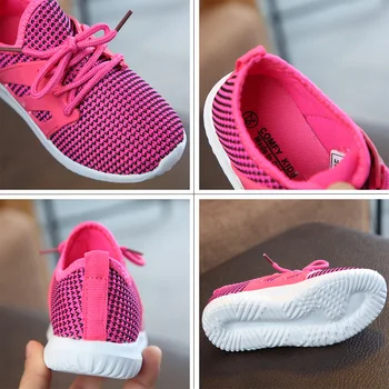 Slip-on Respirabil Eva Anti-derapare Fete Adidasi Pantofi Pentru copii Moda Plat Cu Adidasi Casual Pantofi pentru Copii Fete Pantofi de Sport