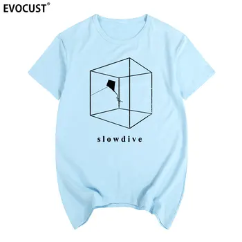 Slowdive Funny T-shirt Bumbac Barbati tricou New femei TEE Amuzant Moda de Fitness Cool Moda
