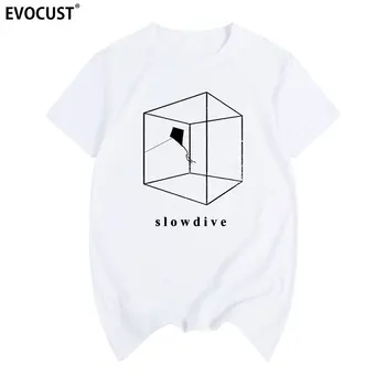 Slowdive Funny T-shirt Bumbac Barbati tricou New femei TEE Amuzant Moda de Fitness Cool Moda