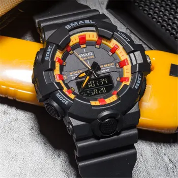 SMAEL Moda Sport Mens Ceasuri de Top de Brand de Lux Impermeabil Militare Cuarț Ceas pentru Bărbați Simplu Ceas Digital Relogio Masculino