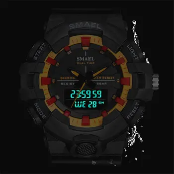 SMAEL Moda Sport Mens Ceasuri de Top de Brand de Lux Impermeabil Militare Cuarț Ceas pentru Bărbați Simplu Ceas Digital Relogio Masculino