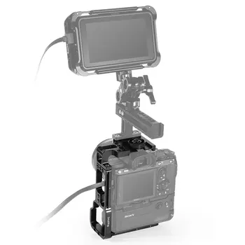 SmallRig L-Suport pentru Sony A7III/A7RIII Camera și Bateria de Prindere Quick Release Jumătate Cusca Cu Placa de Sus+L Placă -2341