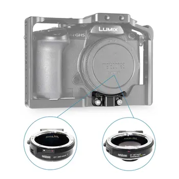 SmallRig Lens Adaptor Suport pentru Panasonic Lumix GH5 / GH5S SmallRig Cușcă 2049 2016 Proiectat pentru Metabones de Montare EF să M43 Obiectiv
