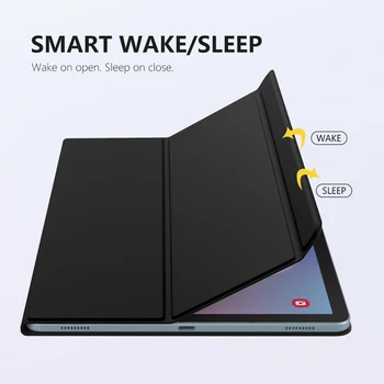 Smart Cazul Folio Pentru Samsung Galaxy Tab S6 10.5 2019,Subțire, Ușor Smart Shell Capacul suportului,Magnetic Puternic de Adsorbție pentru Tab