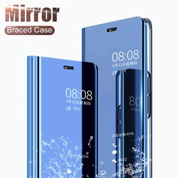 Smart Mirror capac flip-Caz Redmi notă 8t caz pe xiomi xaomi redmi 8a 8 t note8 note8t note8pro capacul de protecție coque capa