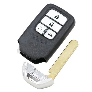 Smart Remote Key Fob 4 Buton 434MHz 47 Cip pentru Honda noul Civic 2016 Odyssey cu HON66 netăiat lama
