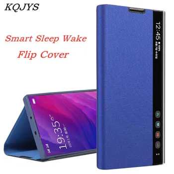 Smart Somn Treaz Flip Cover Pentru iPhone 11 11 Pro X Xs XR 6 6S 7 8 Plus Xs MAX 11 Pro MAX Fereastra View Flip din Piele de Caz